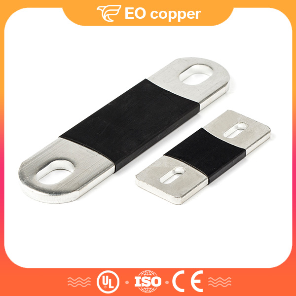 4 Oval-shaped Holes Flat Copper Busbars