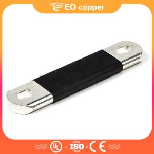 3 Oval-shaped Hole Solid Copper Earthing Bar Conductor